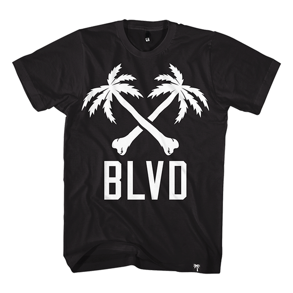 Blvd Supply Crossbones BLVD Tee - BLVD Supply inc