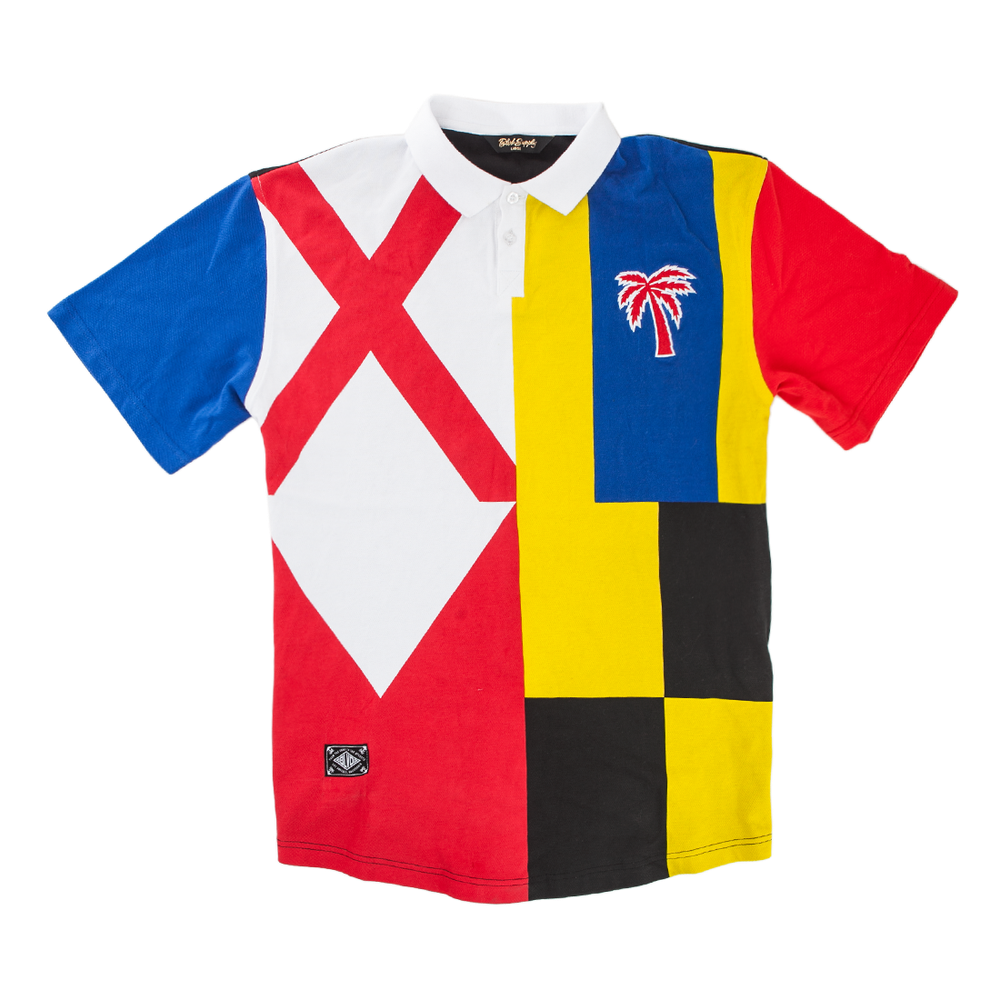 Flags Up Polo Shirt - BLVD Supply inc